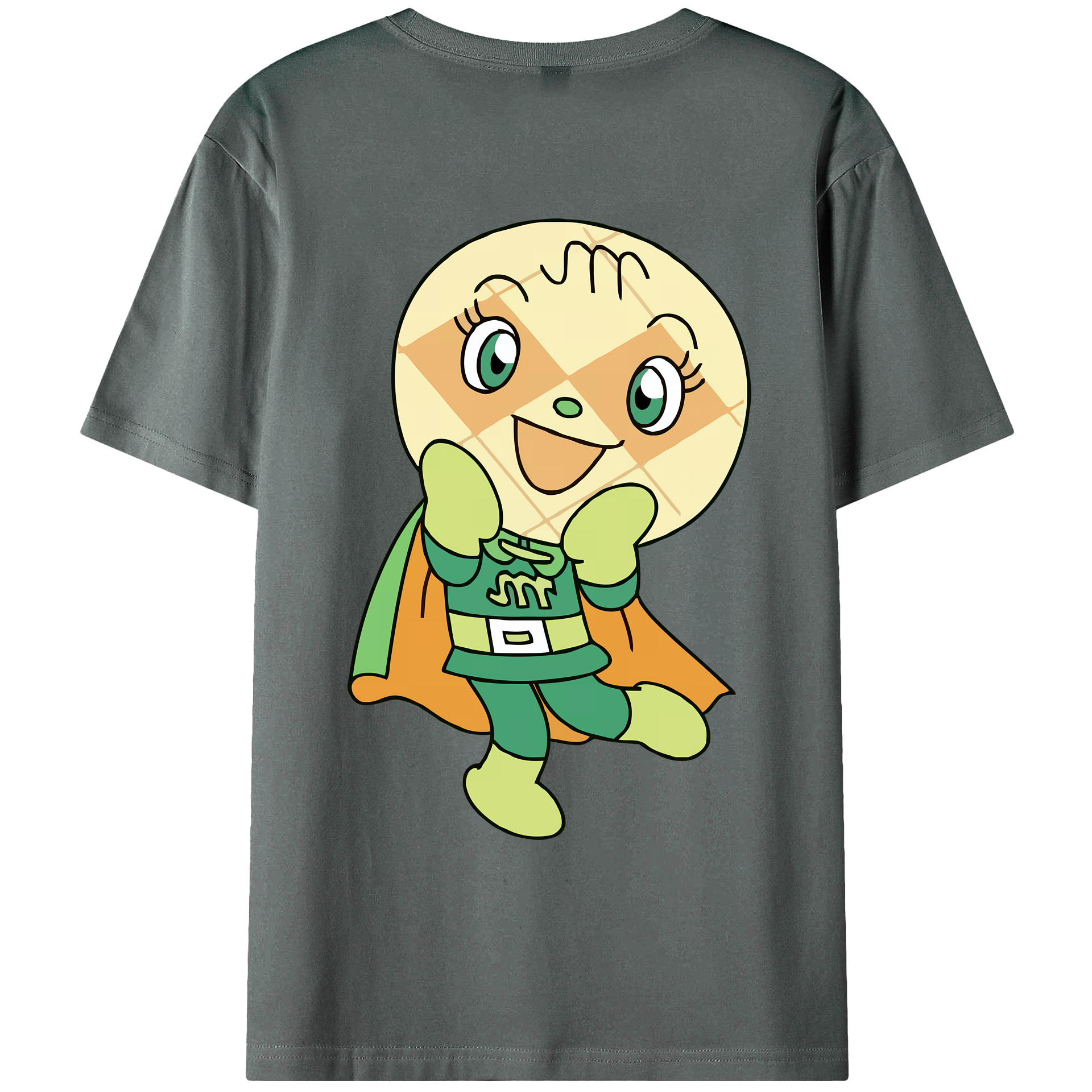 （画像用） アンパンマン Anpanman 綿100％ メンズ半袖Tシャツ（バックプリント） 通気性